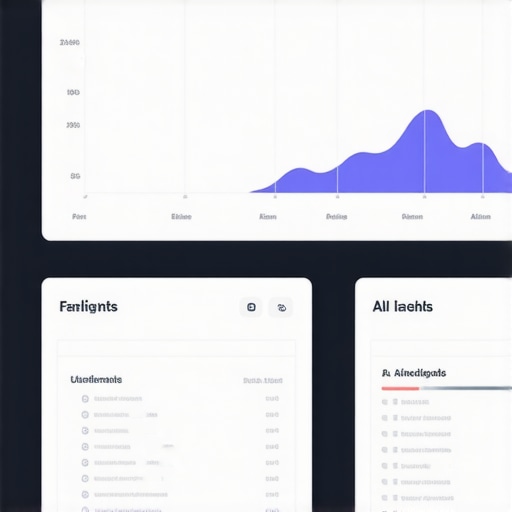 Dashboard with graphs and AI insights for optimizing local CTR signals.