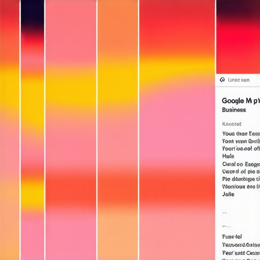 Heatmap showing user engagement on a Google My Business profile