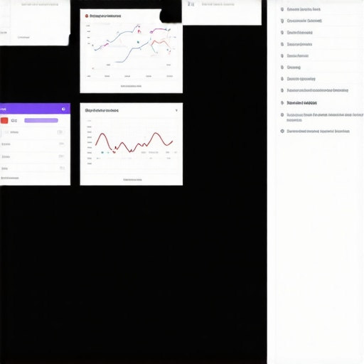 Illustration of local SEO concepts including CTR analytics, schema markup, and voice search optimization.