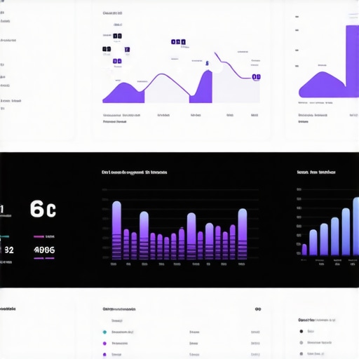 High-tech dashboard displaying CTR and engagement analytics for local SEO