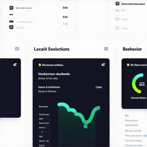 Screenshot of analytics dashboard showing CTR metrics and user behavior patterns