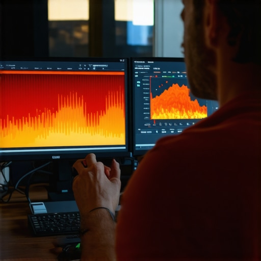 Business owner using analytics tools to optimize CTR signals