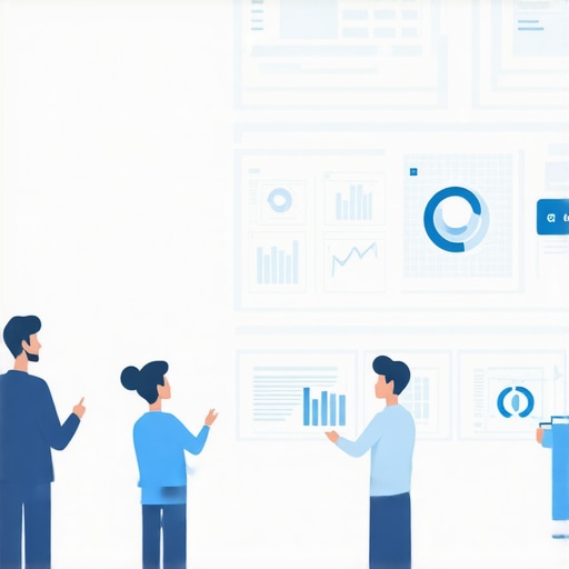 Data-Driven Local SEO Optimization Marketing team analyzing data to optimize CTR and local search rankings.