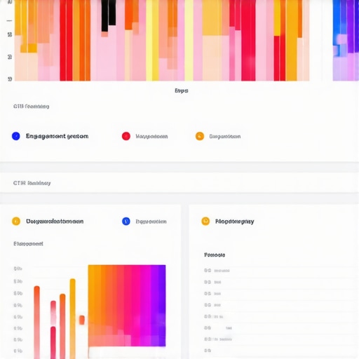 Heatmap and analytics dashboard illustrating CTR improvement strategies