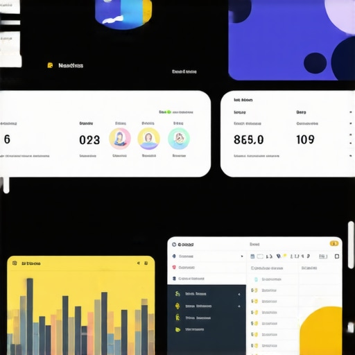 Analytics dashboard displaying CTR and local search data with AI elements