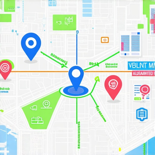 AR and AI in Local SEO Optimization Illustration of augmented reality and artificial intelligence tools enhancing local search visibility