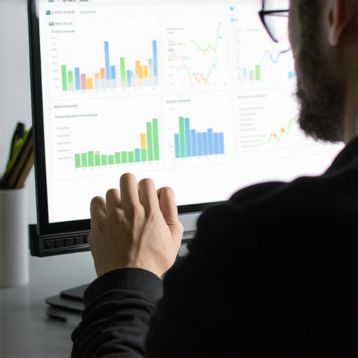 Advanced CTR Optimization in Local SEO Marketing professional reviewing local SEO analytics on screen