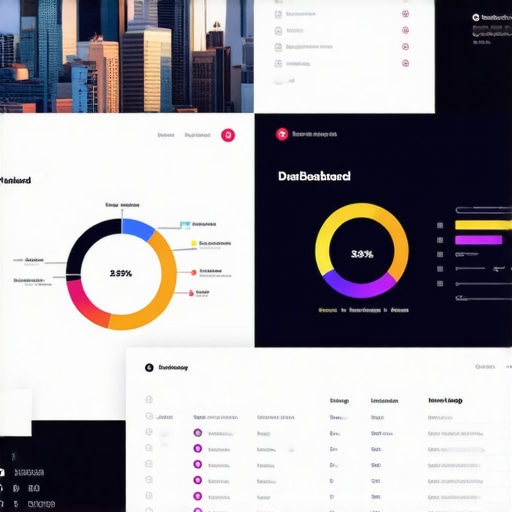 Advanced Local SEO Dashboard A digital dashboard displaying local SEO analytics, heatmaps, and AI insights