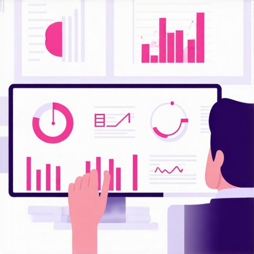 Analyzing Local SEO Metrics for CTR Optimization Person reviewing SEO analytics dashboard with CTR and ranking data