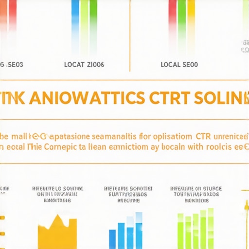 Behavioral Analytics Tools for CTR Optimization Infographic showing heatmaps, engagement metrics, and analytics tools used in CTR enhancement for local SEO.