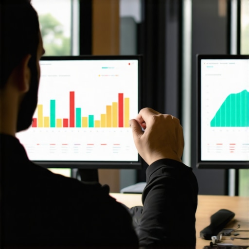 Analyst reviewing CTR heatmaps and engagement metrics for Google My Business