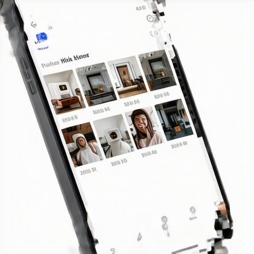 Local business listing on a smartphone with engaging images and snippets