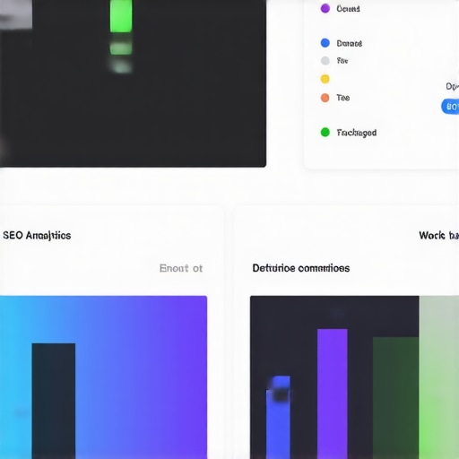 Screenshot of analytics dashboard showing local SEO metrics and insights