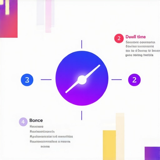 Diagram illustrating how behavioral analytics influence CTR and local search rankings.
