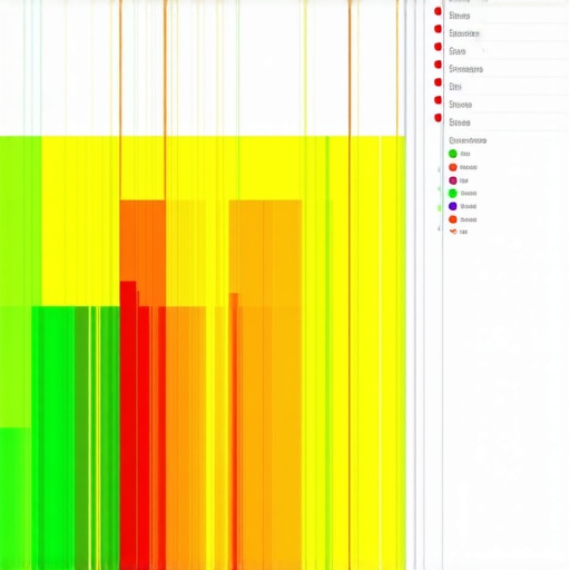 Heatmap illustrating CTR hotspots on a Google My Business listing