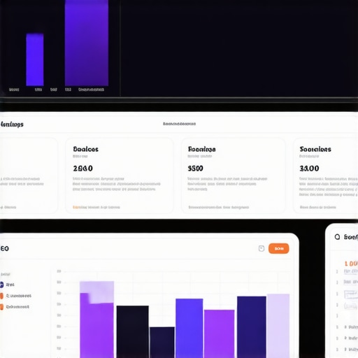 Screenshot of a data analytics dashboard displaying CTR, user engagement metrics, and predictive insights for local business listings.