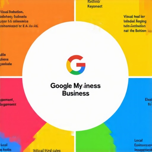 Infographic showing top tactics for increasing CTR on Google My Business listings.