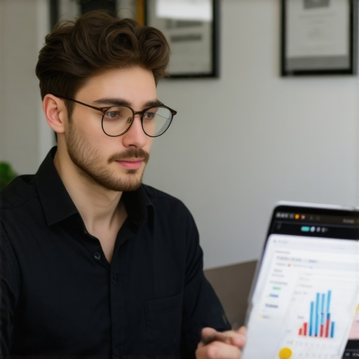A person reviewing graphs and data analytics on a laptop for local SEO optimization