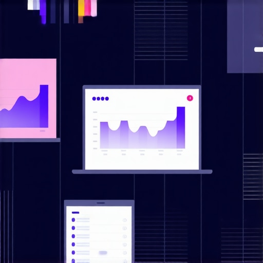 Data Analytics Dashboard for CTR Optimization Digital graphic showing analytics dashboards with CTR and user engagement metrics