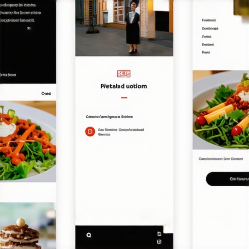 An illustration of a Google My Business profile showcasing interactive elements and personalized content for increased CTR