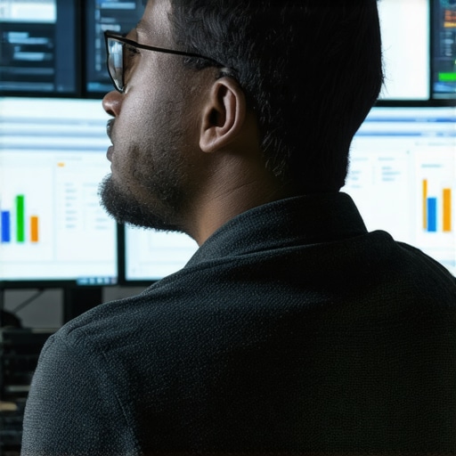 SEO specialist reviewing analytics dashboards for CTR improvement