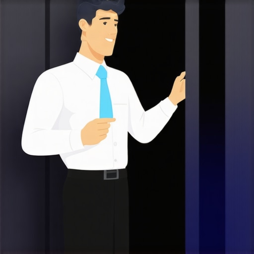 Business owner updating Google My Business profile with tailored visuals and local keywords