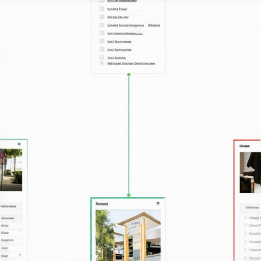 Diagram showing schema markup integration for local neighborhoods