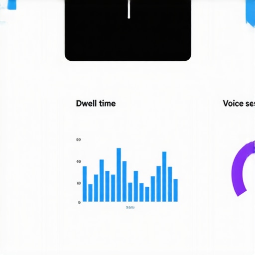 Analytics dashboard displaying authentic user engagement metrics for local SEO