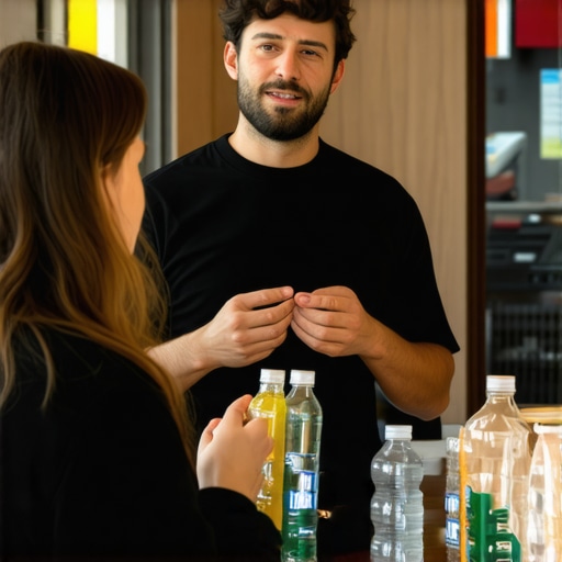 Business owner participating in a local community event to enhance off-page signals.