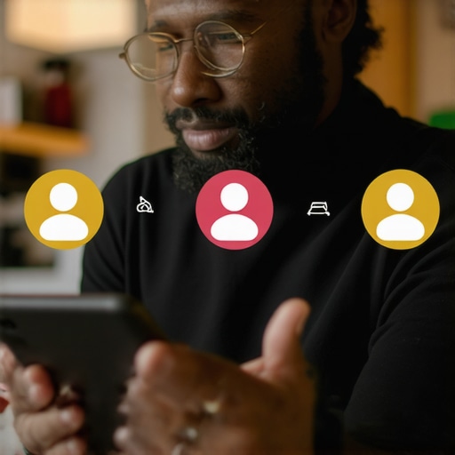 Business owner examining customer interaction data on a tablet, representing advanced CTR signals.