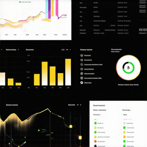 Dashboard with graphs and metrics showing live engagement signals from local searches