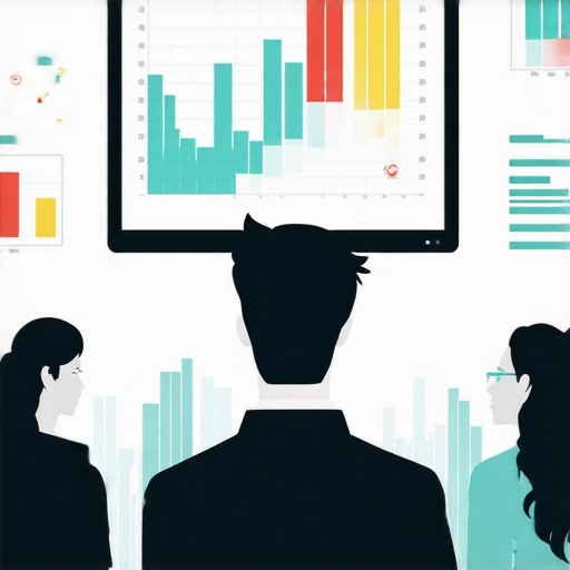 Artwork showing AI algorithms analyzing user behavior data to enhance local business profile visibility.