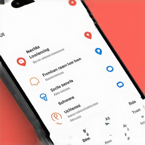 Enhanced Local Search Engagement Strategies Mobile device showcasing local search results with micro-interactions, schema, and voice search features.