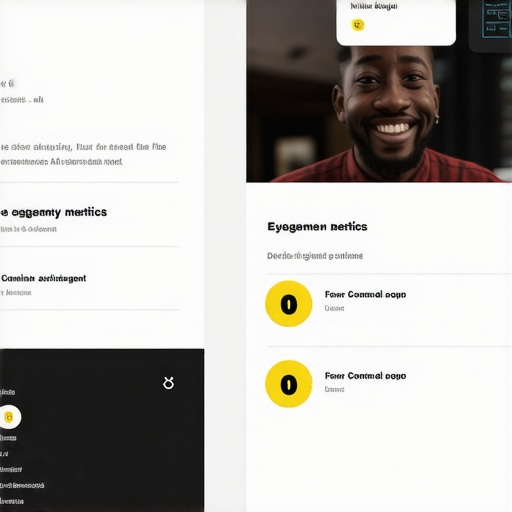 A conceptual illustration of an advanced GMB dashboard displaying real-time CTR and micro-signal analytics.