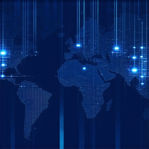 Digital map showcasing user behavior analytics and interaction signals