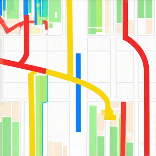 Illustration of a city map with animated routes and user navigation paths.