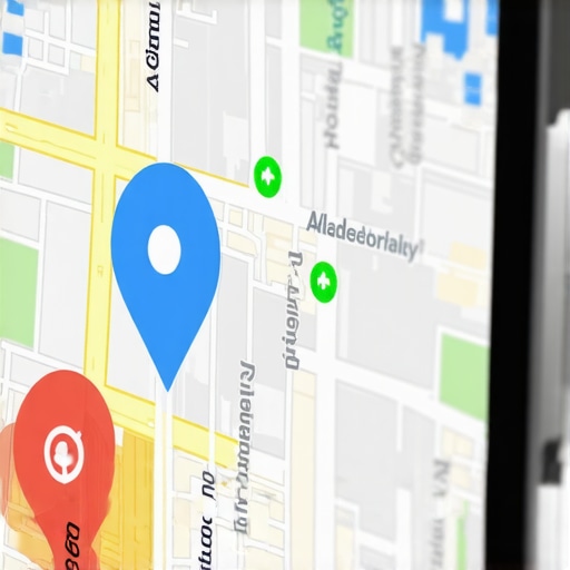 User interacting with a map using touch gestures in a digital environment.