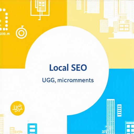 Visual diagram showing various user behaviors influencing Google My Business ranking signals.