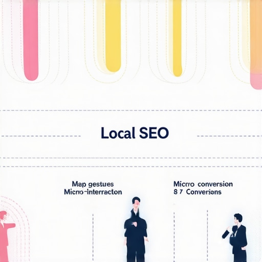 Diagram showing layered micro-interactions influencing local search rankings.