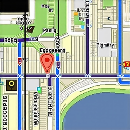 Visual representation of user micro-interactions with local search maps showing panning velocity and proximity alerts.
