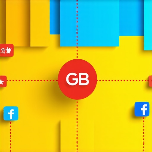 Diagram showcasing how various engagement signals across platforms influence Google My Business rankings.