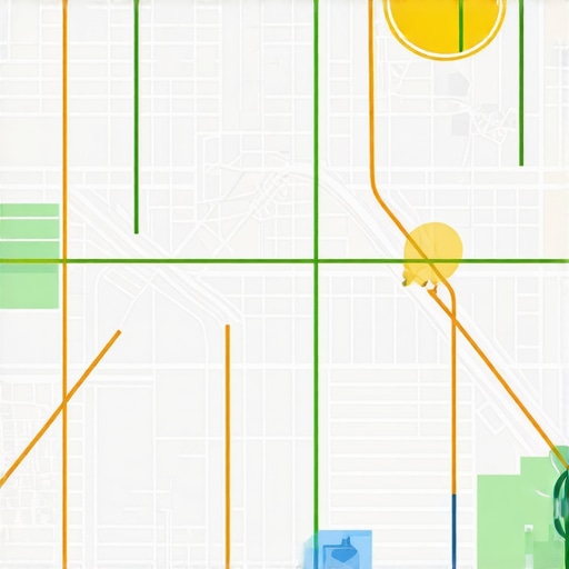 Diagram displaying map interaction metrics like panning velocity and proximity pings impacting local search rankings.