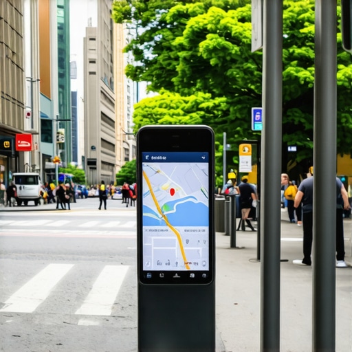 Voice-Activated Local Search in 2026 Futuristic city street demonstrating voice assistants and smartphones for local search.