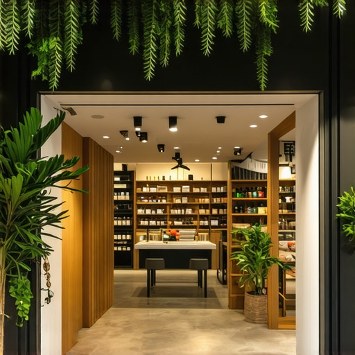 Digital storefront with interactive elements for engagement