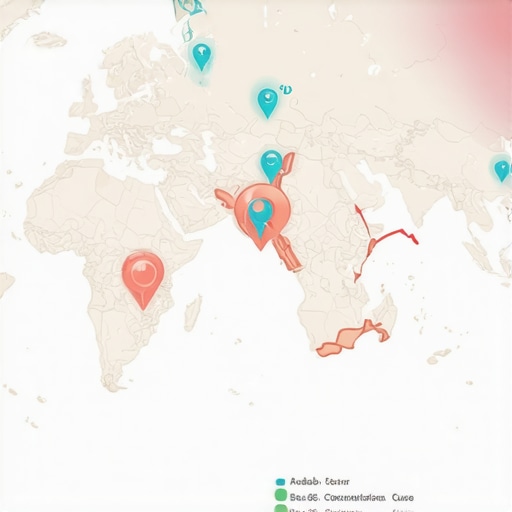 Illustration of an interactive map showing tactile and visual cues used in micro-interaction optimization.