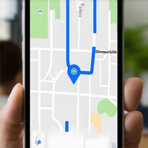 Optimized Micro-Moment Interactions on Mobile User engaging with map interaction on mobile device highlighting micro-moments.