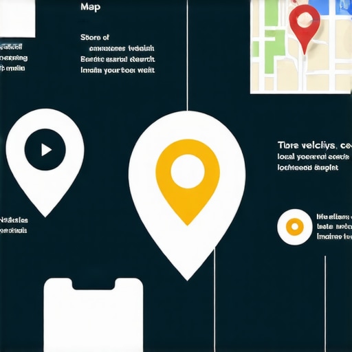 Diagram showcasing user micro-interactions influencing Google My Business ranking signals.